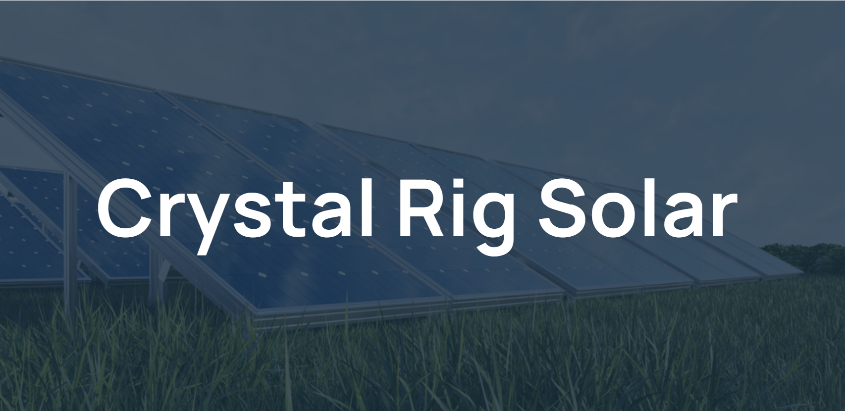 Crystal Rig Solar determination