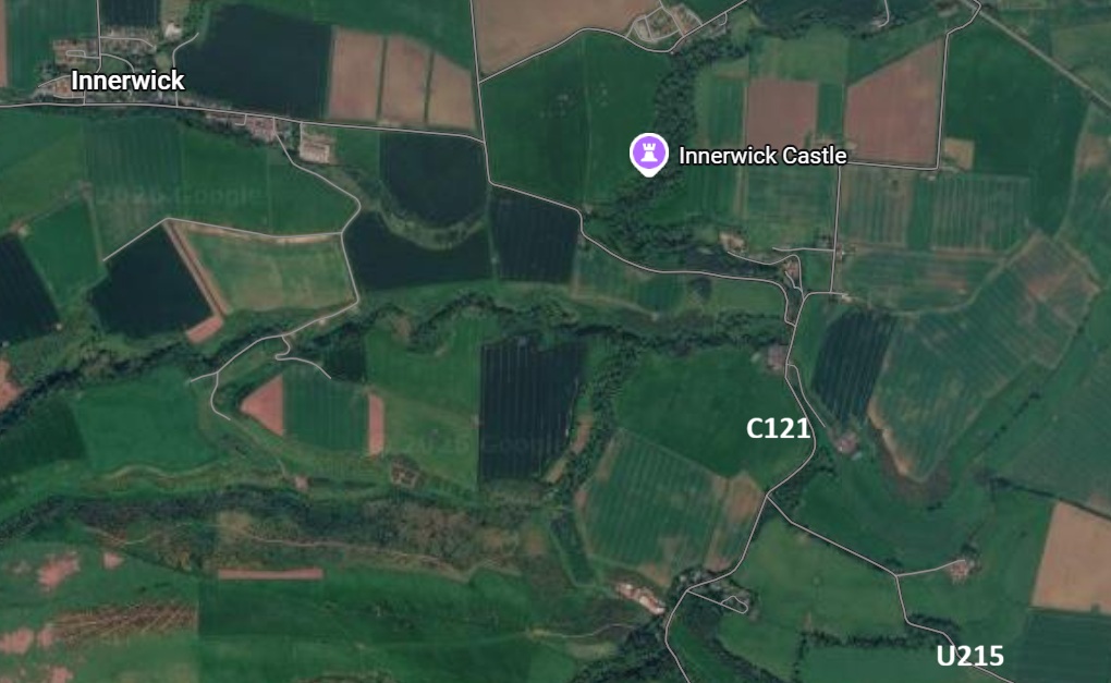 C121 roadworks east of Innerwick, road now reopening