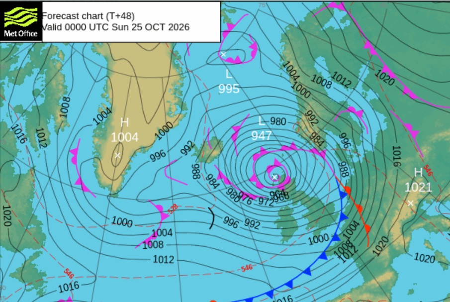 Storm Boelo 24-25 October