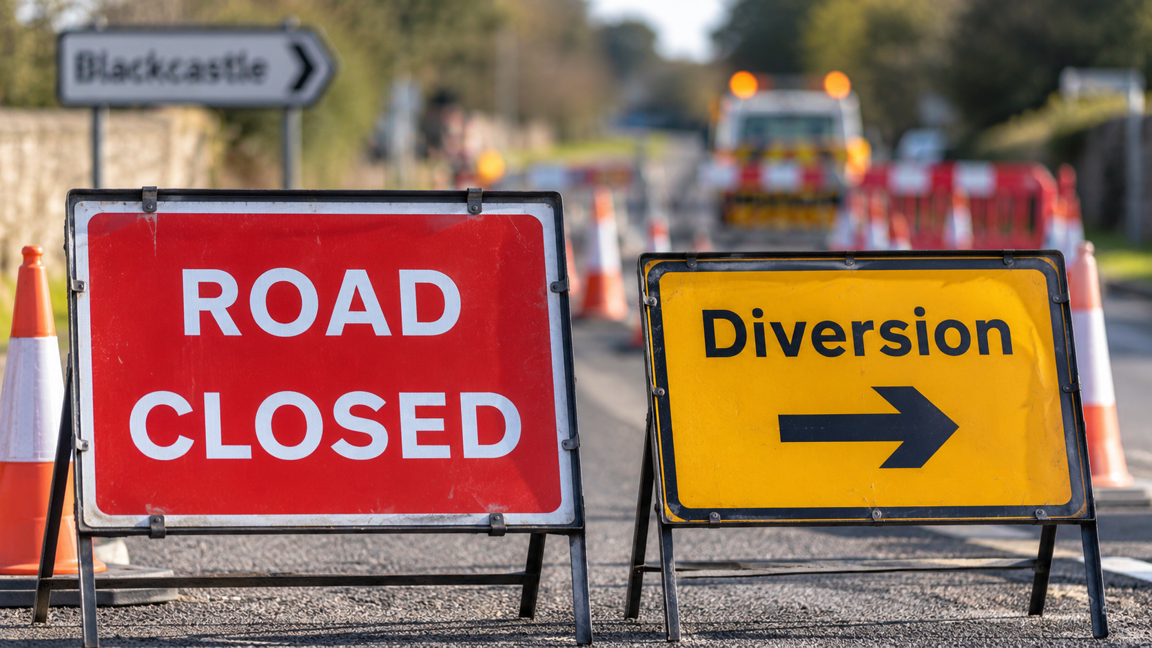 C121 Blackcastle road closure — 19 to 30 October 2026